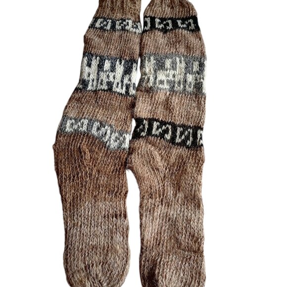 Warm winter tights made of wool fabric - Picture 6 of 8